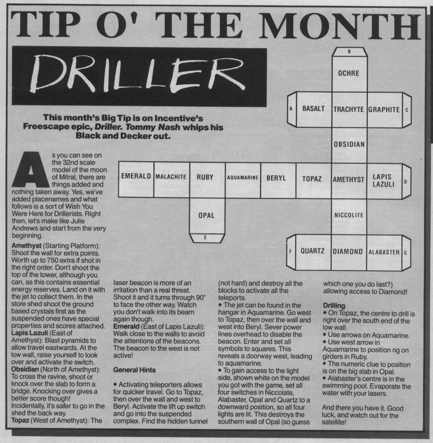 Screen from Driller