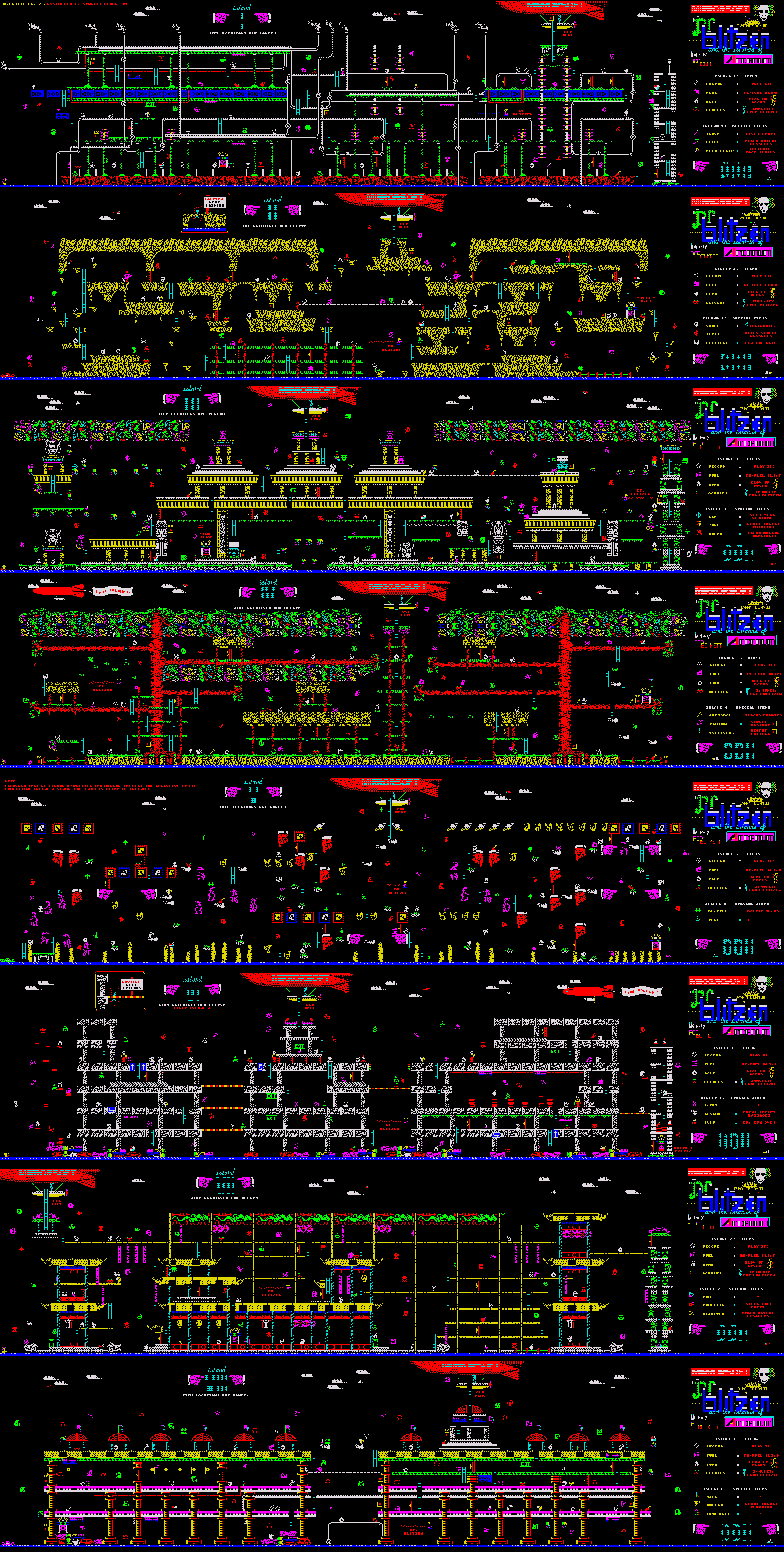 Screen from Dynamite Dan II