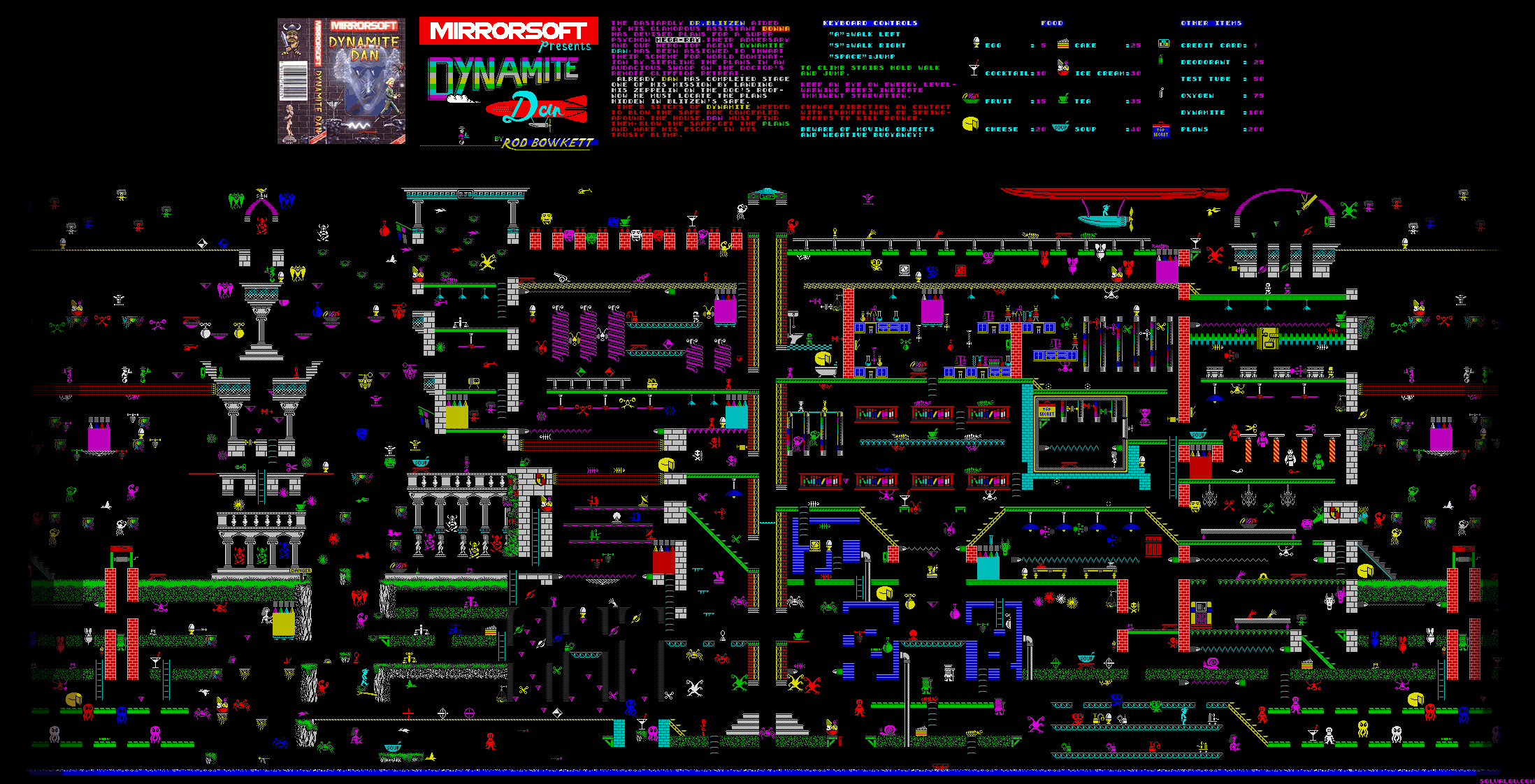 Screen from Dynamite Dan