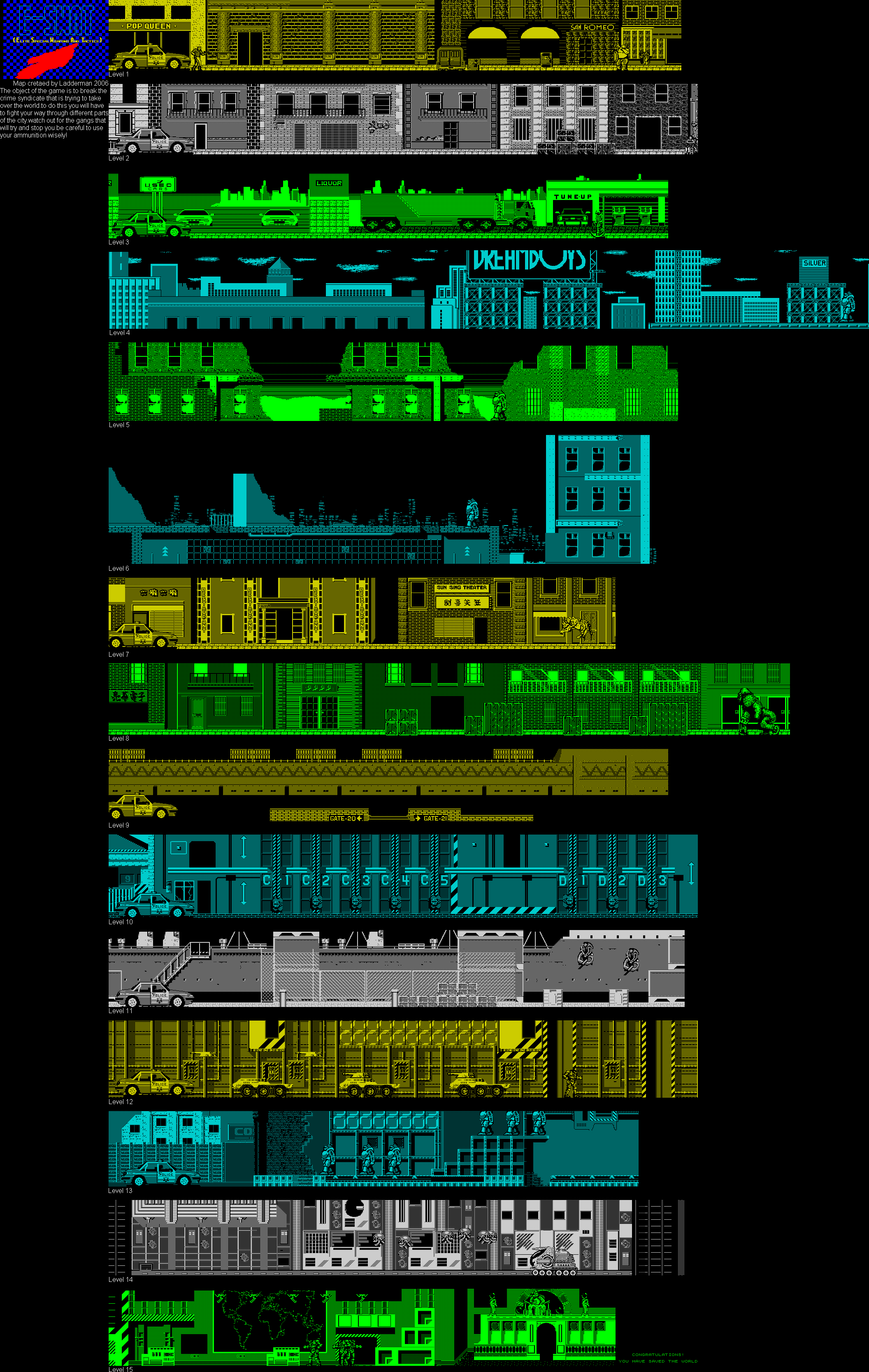 Screen from E-SWAT