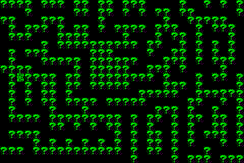 Screen from Earth Shaker