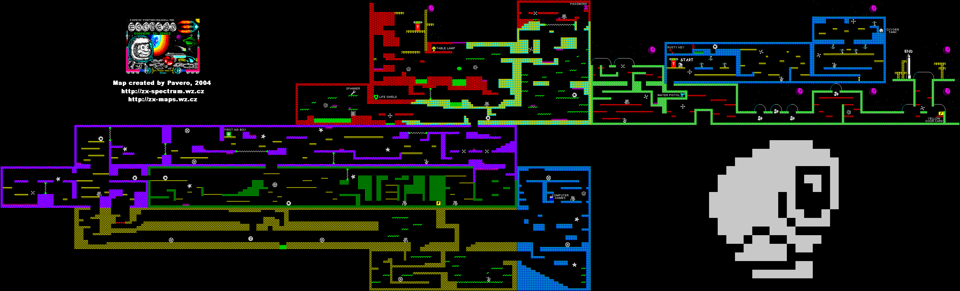Screen from Egghead in Space