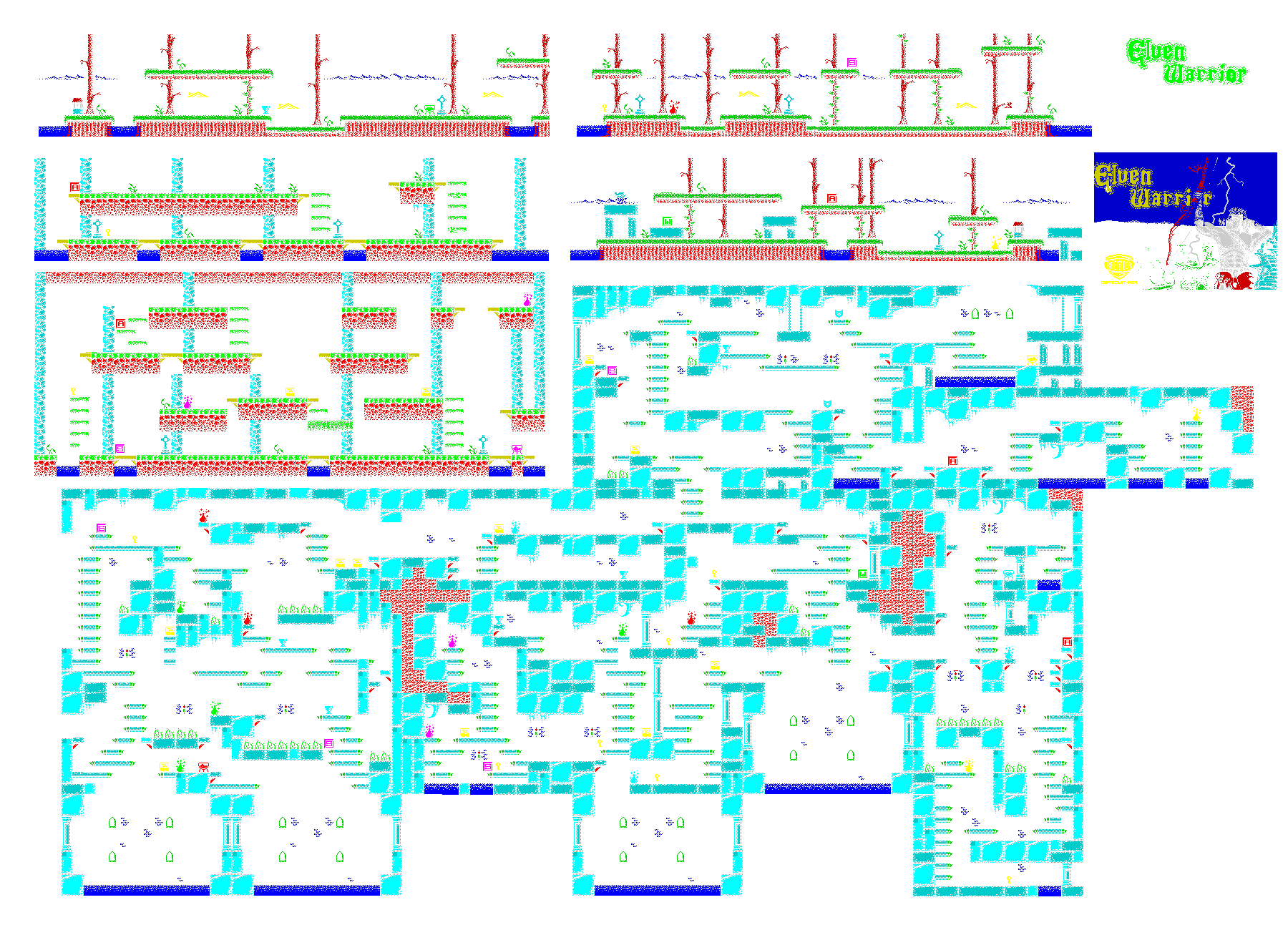 Screen from Elven Warrior