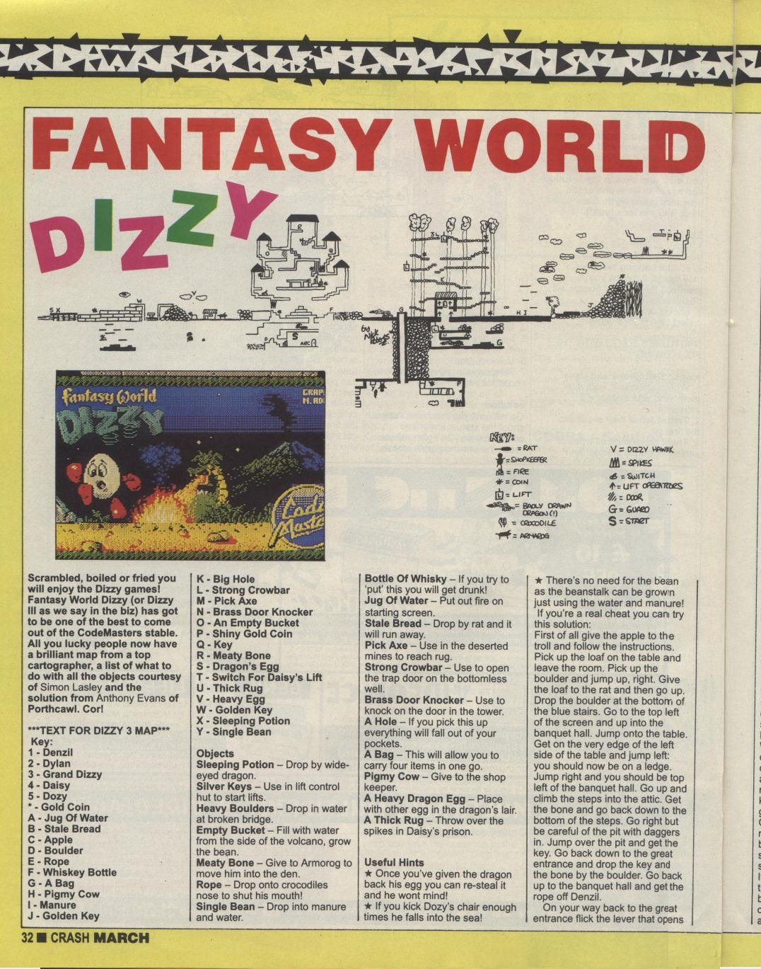 Screen from Fantasy World Dizzy