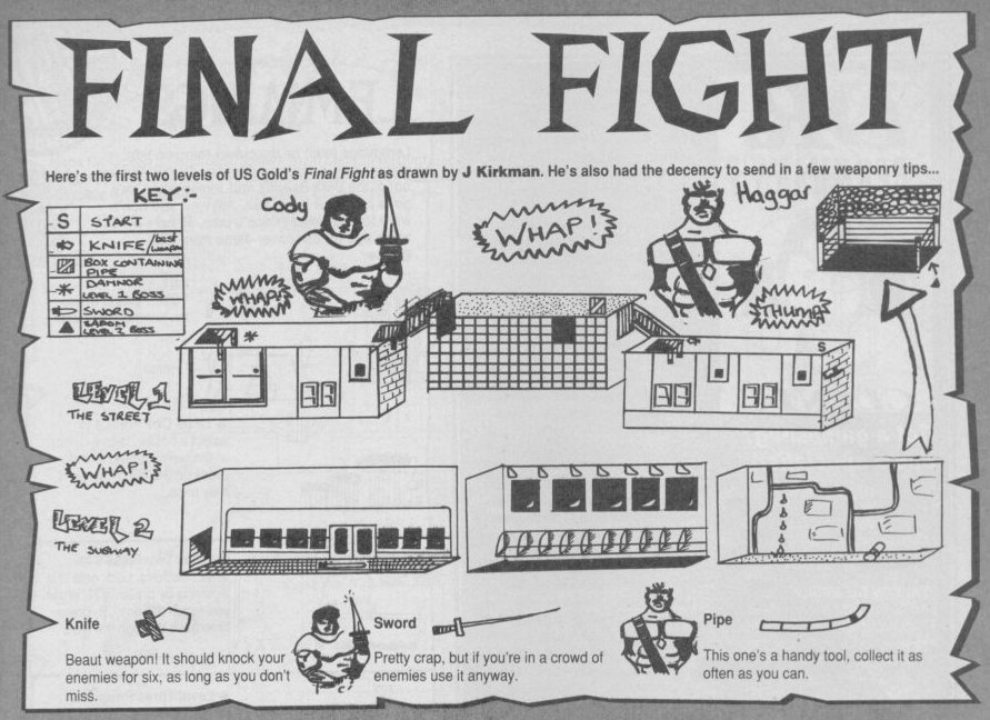 Screen from Final Fight