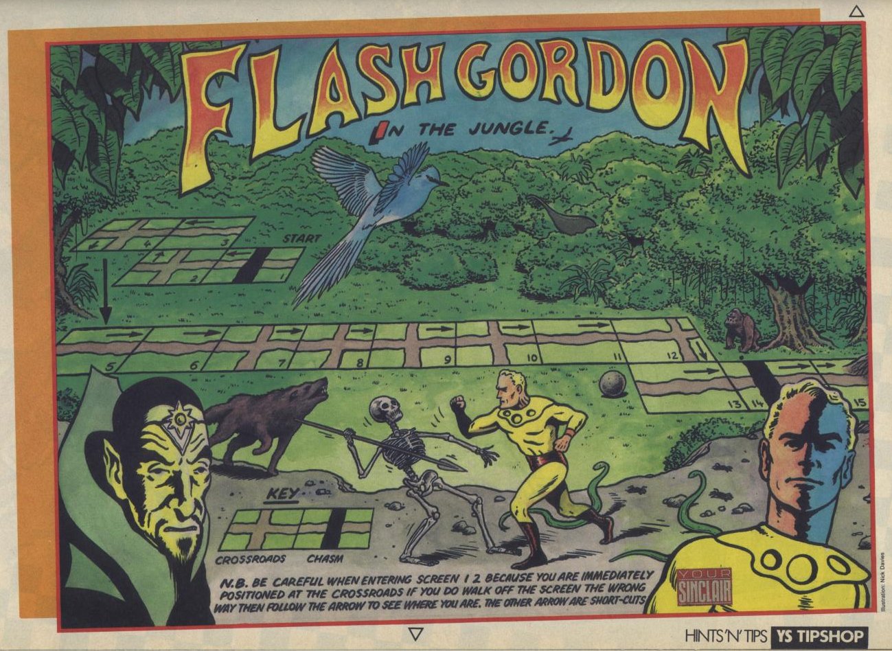 Screen from Flash Gordon