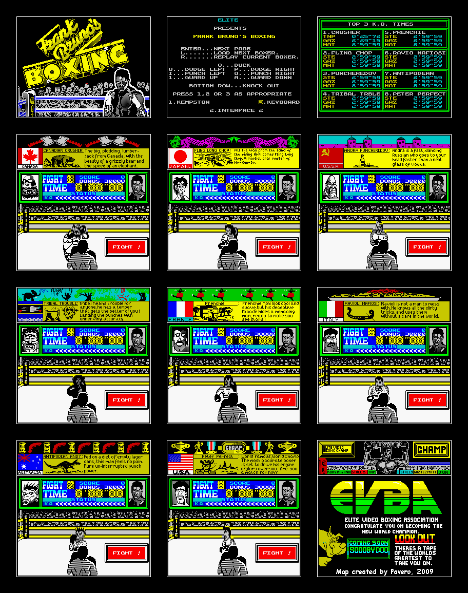Screen from Frank Bruno's Boxing