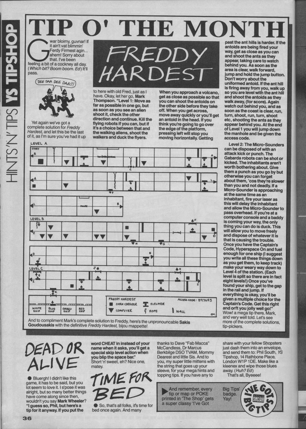 Screen from Freddy Hardest