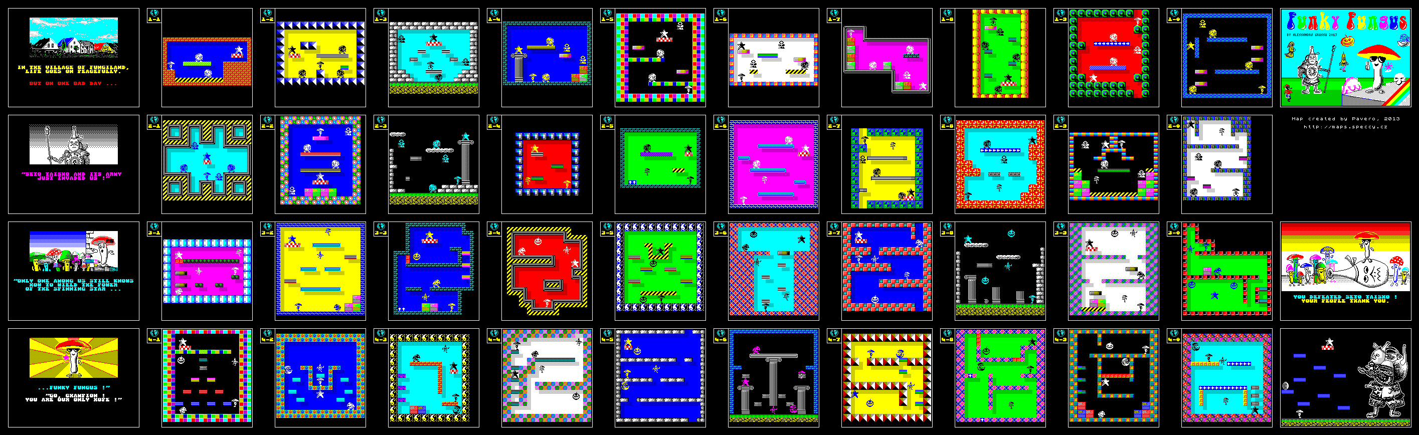 Screen from Funky Fungus