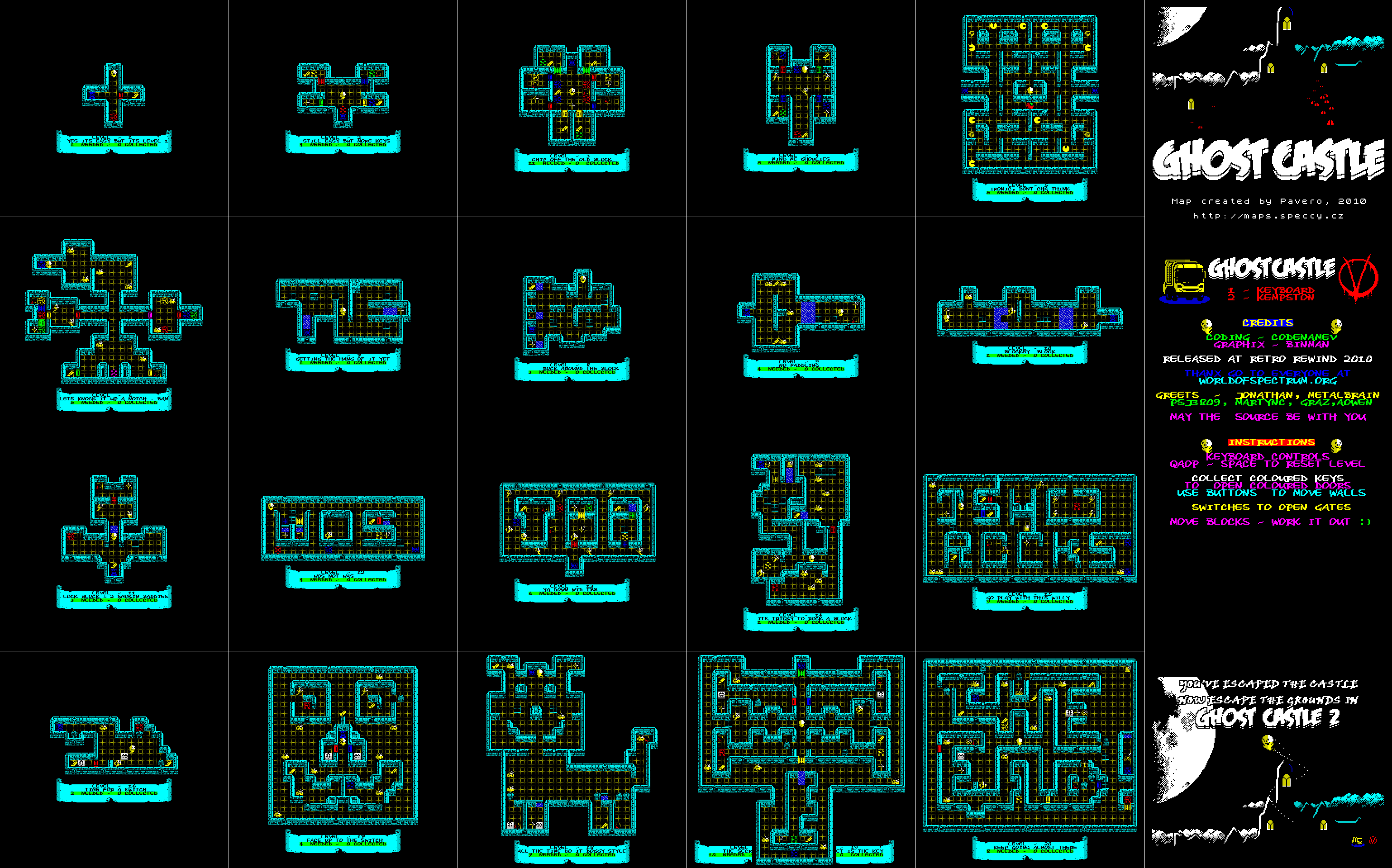 Screen from Ghost Castle