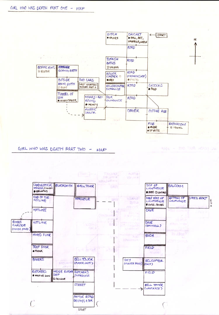 Screen from The Girl Who Was Death