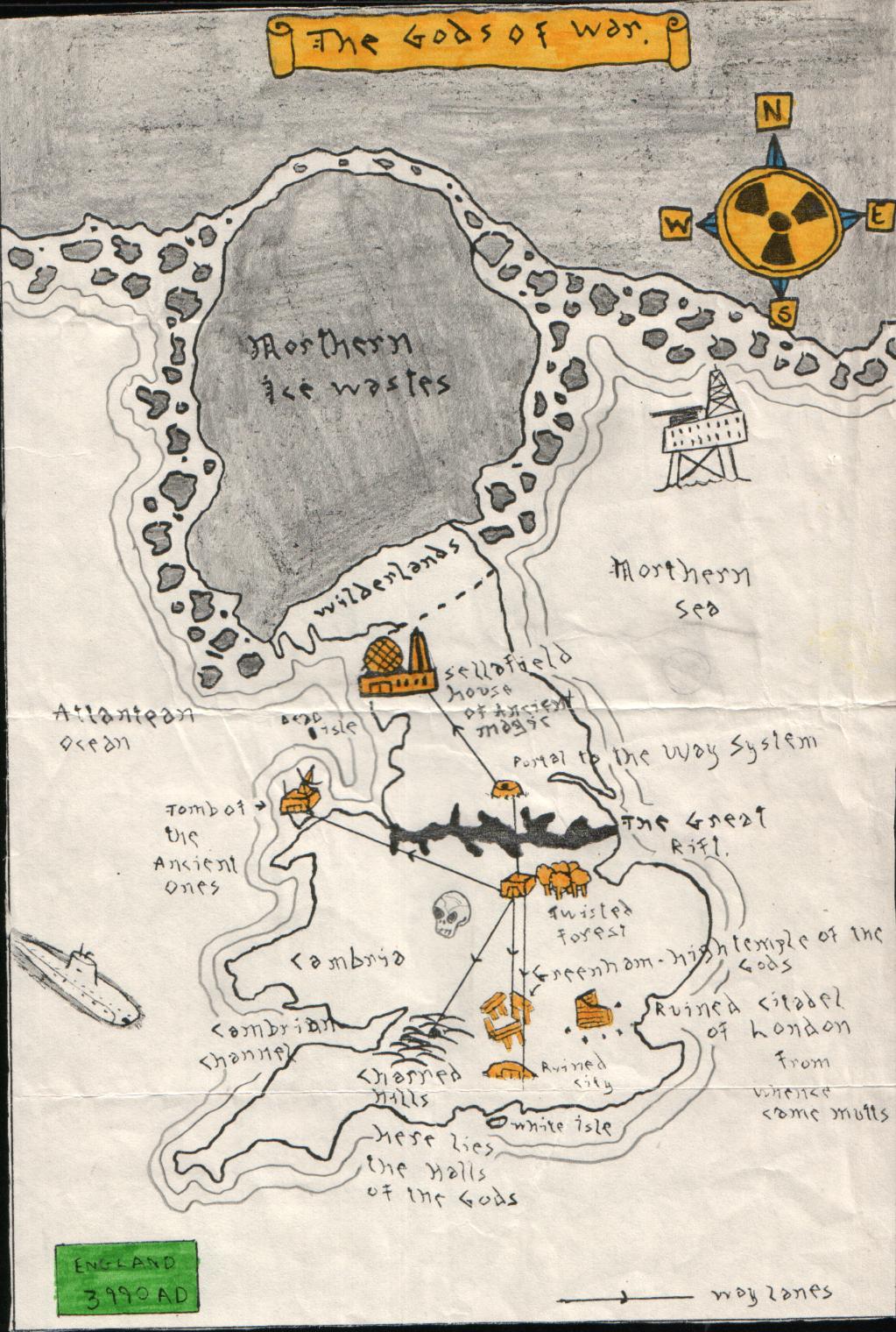 Screen from The Gods of War