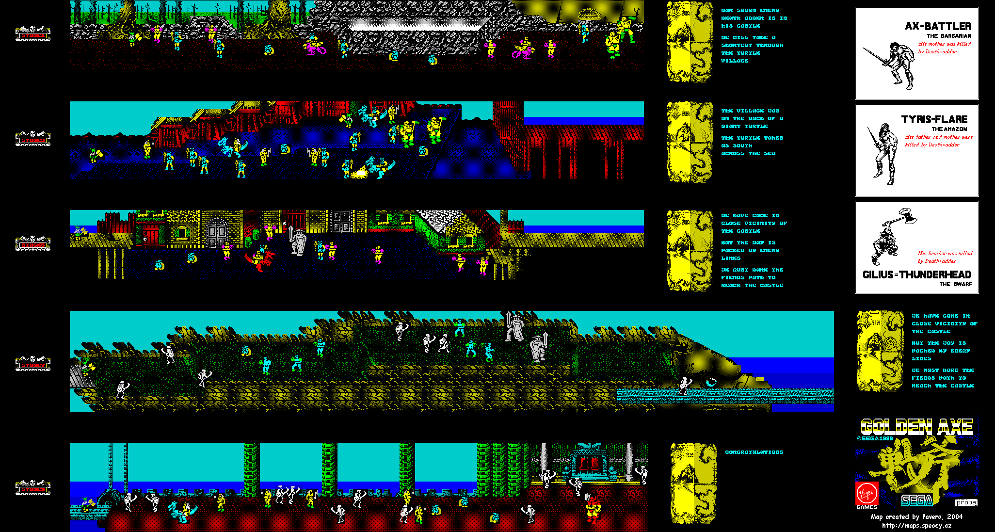 Screen from Golden Axe