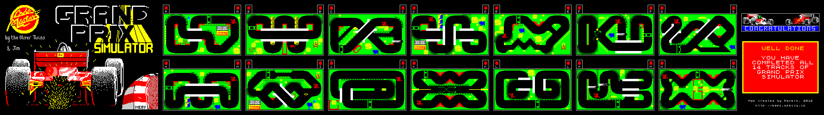 Screen from Grand Prix Simulator