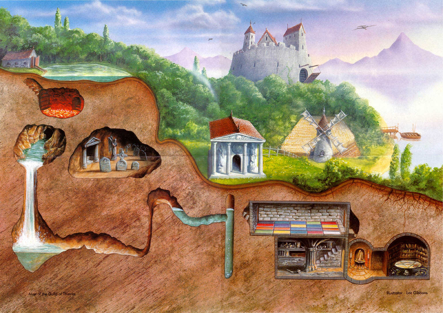 Screen from The Guild of Thieves
