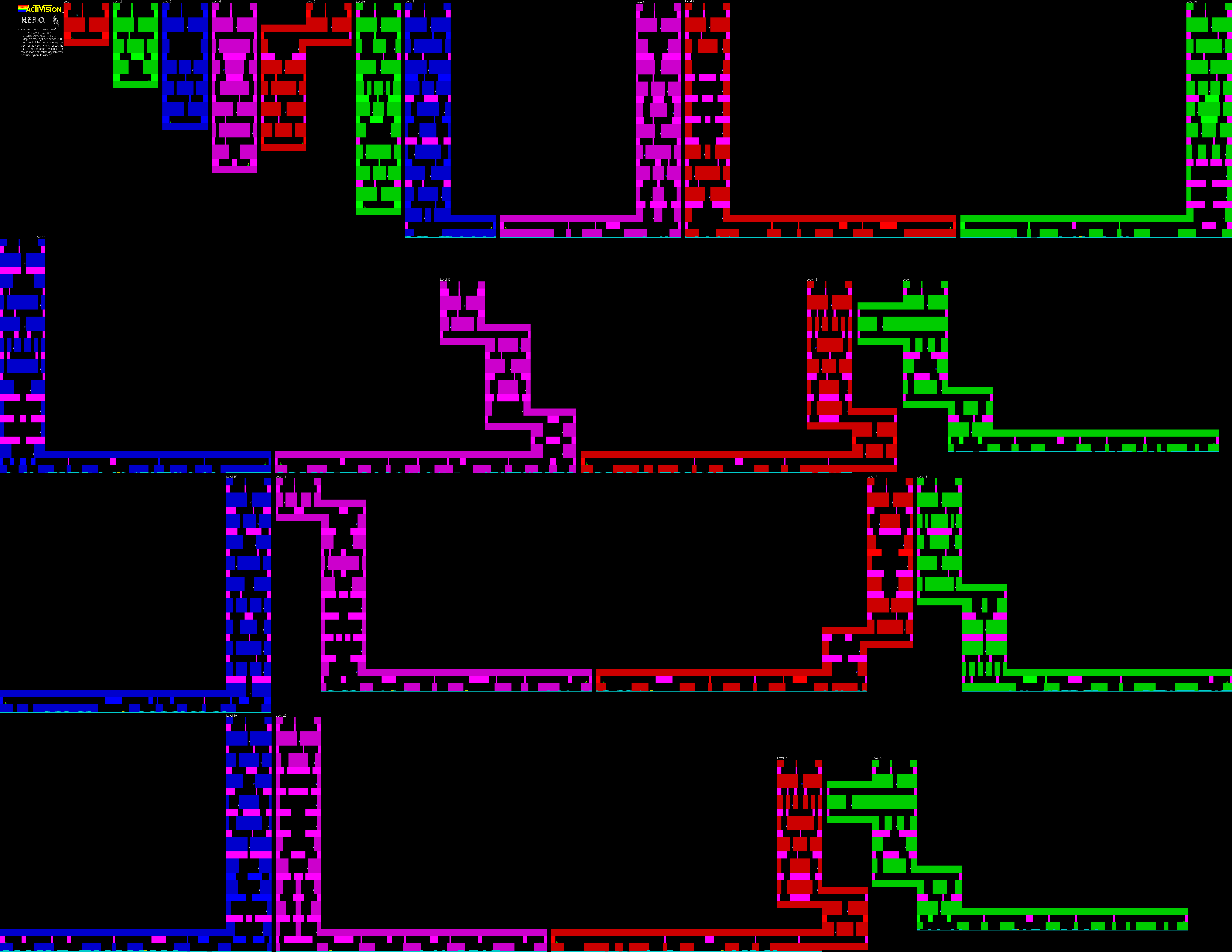 Screen from H.E.R.O.