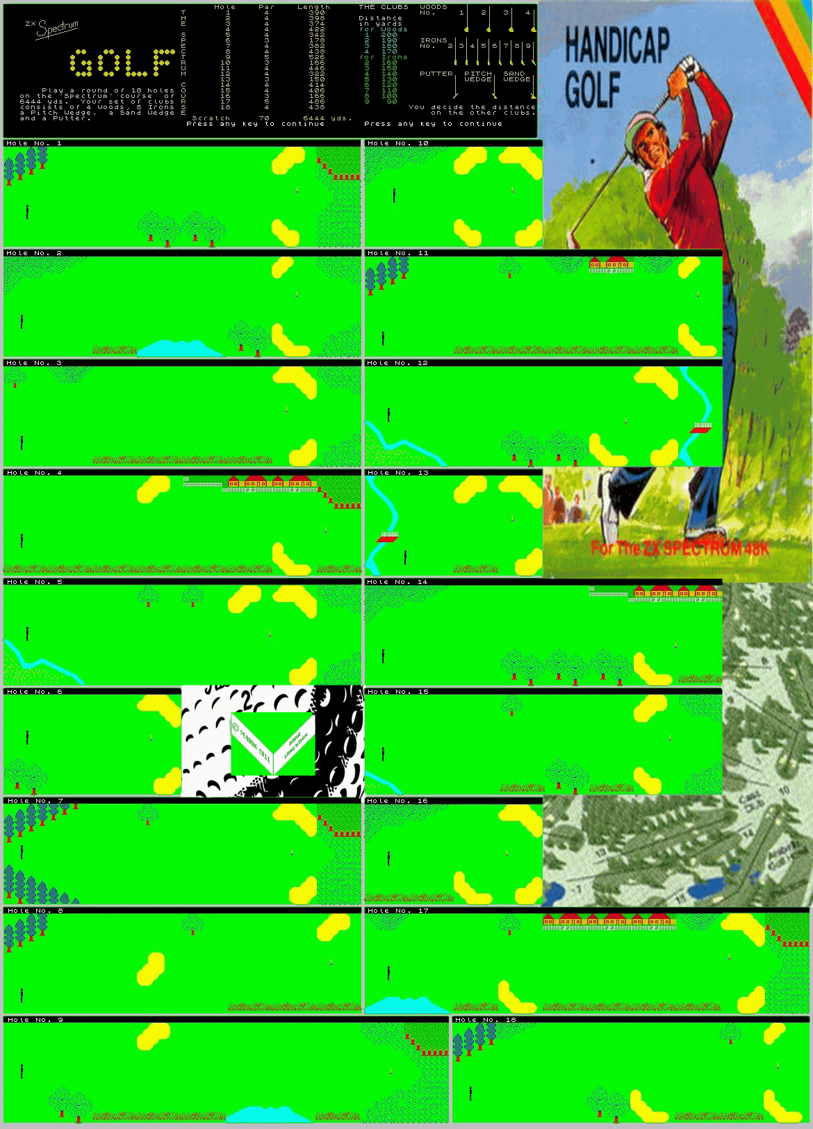 Screen from Handicap Golf