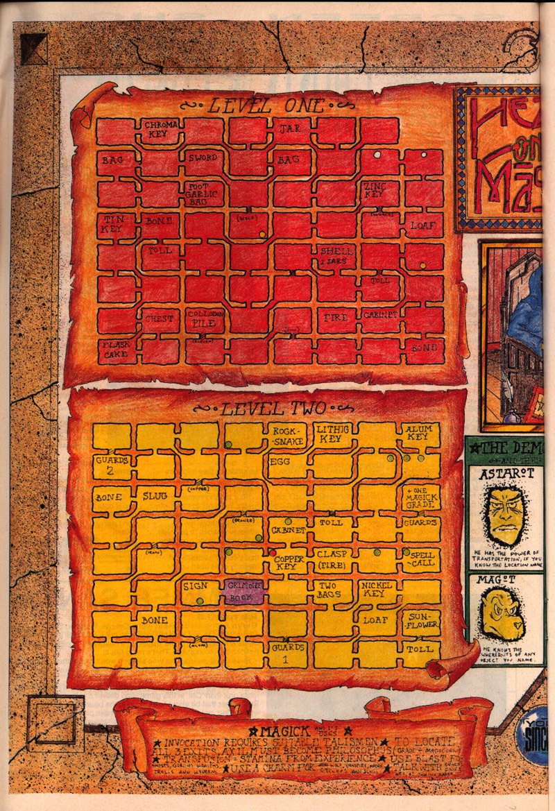 Screen from Heavy on the Magick