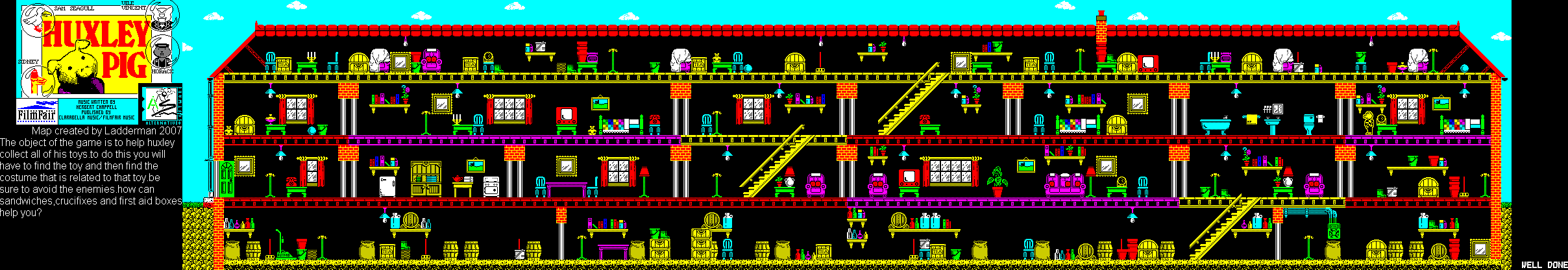Screen from Huxley Pig