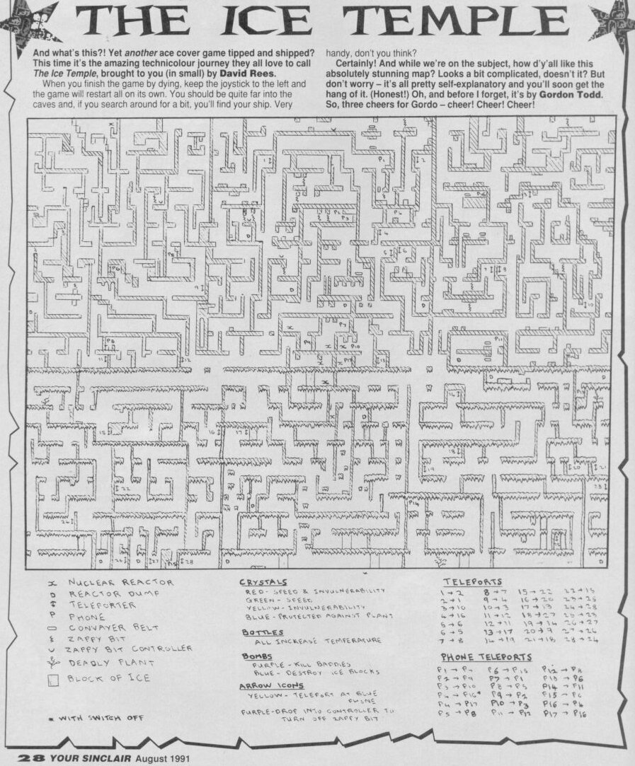 Screen from The Ice Temple