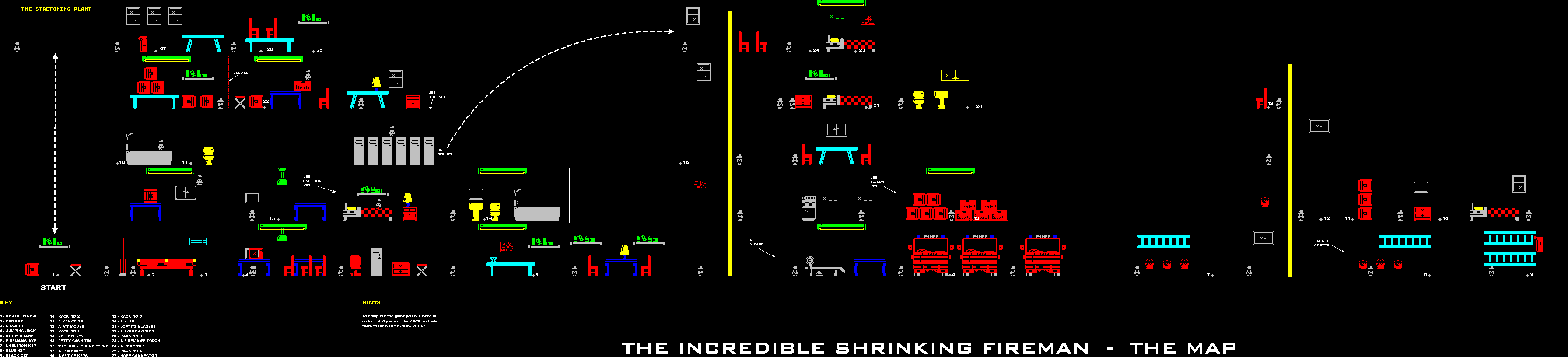 Screen from Incredible Shrinking Fireman