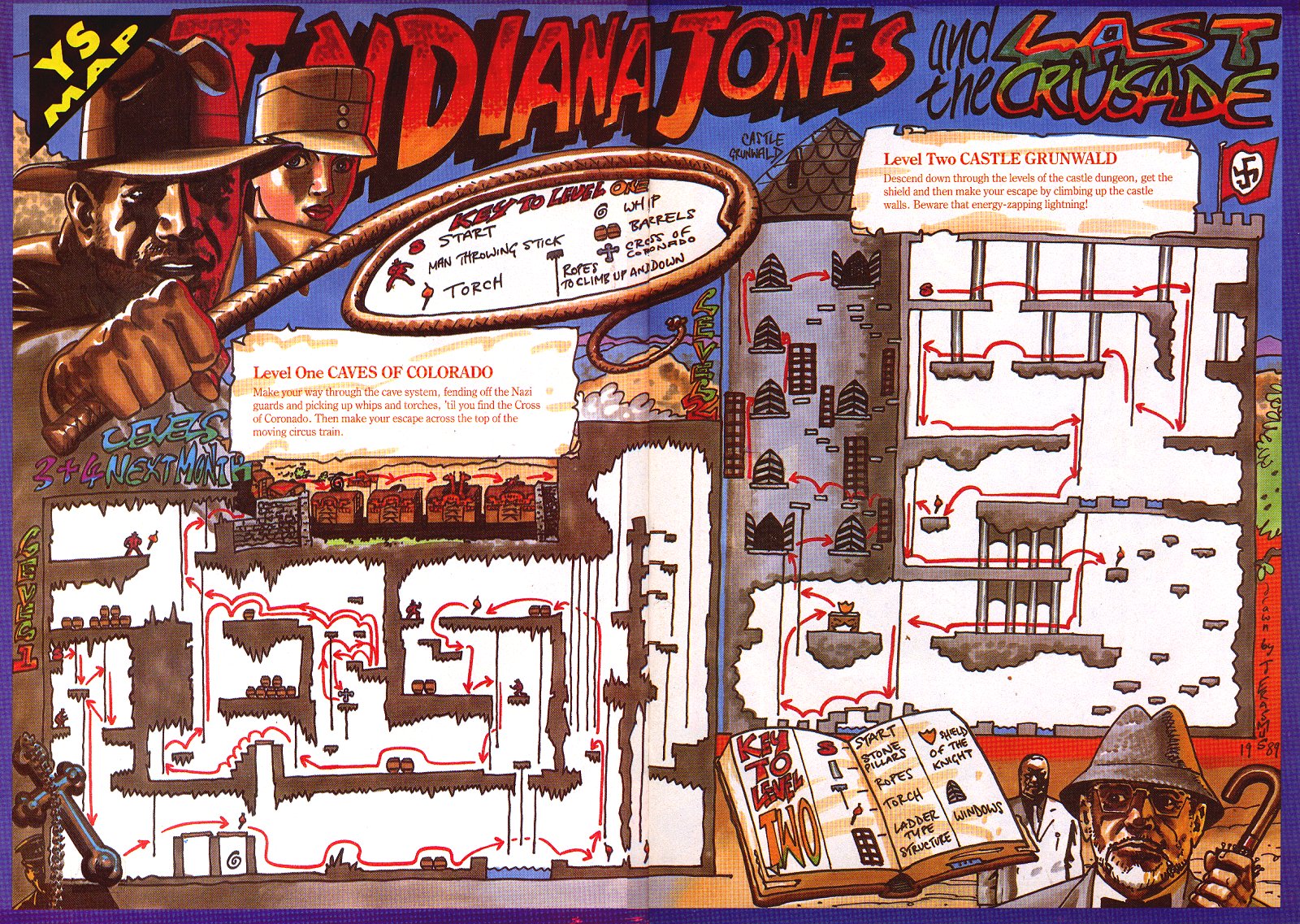 Screen from Indiana Jones and the Last Crusade