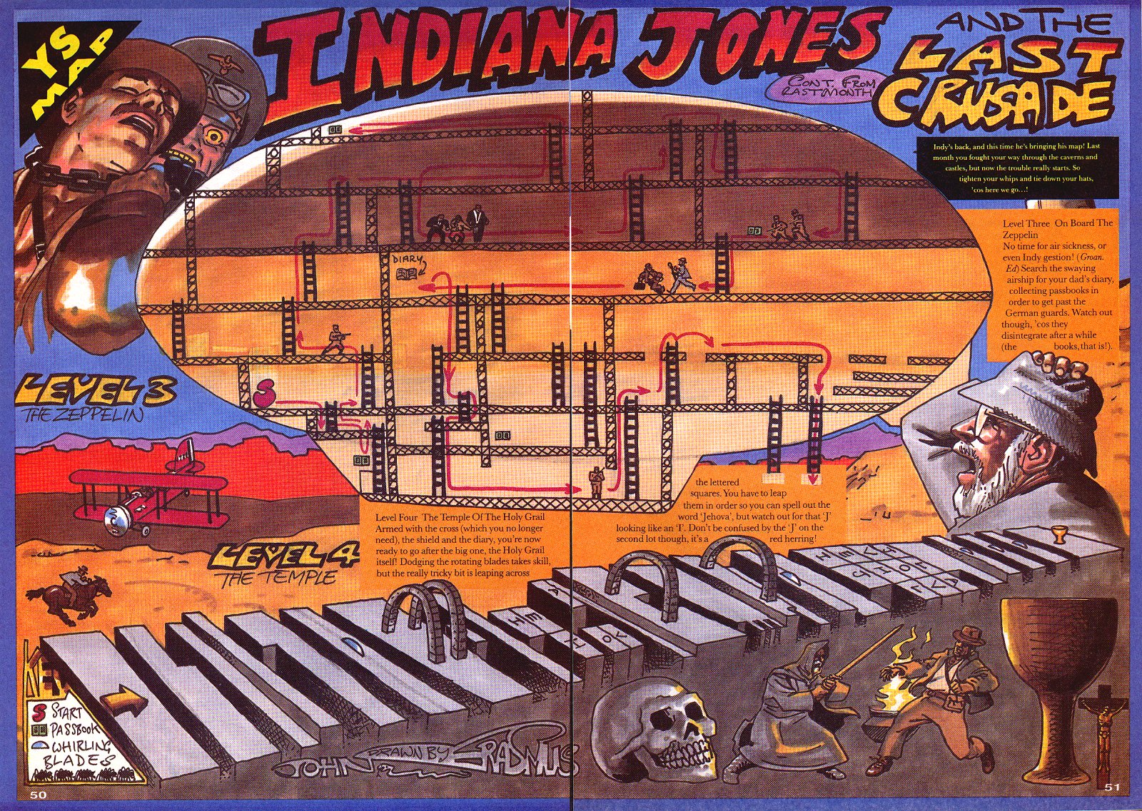 Screen from Indiana Jones and the Last Crusade
