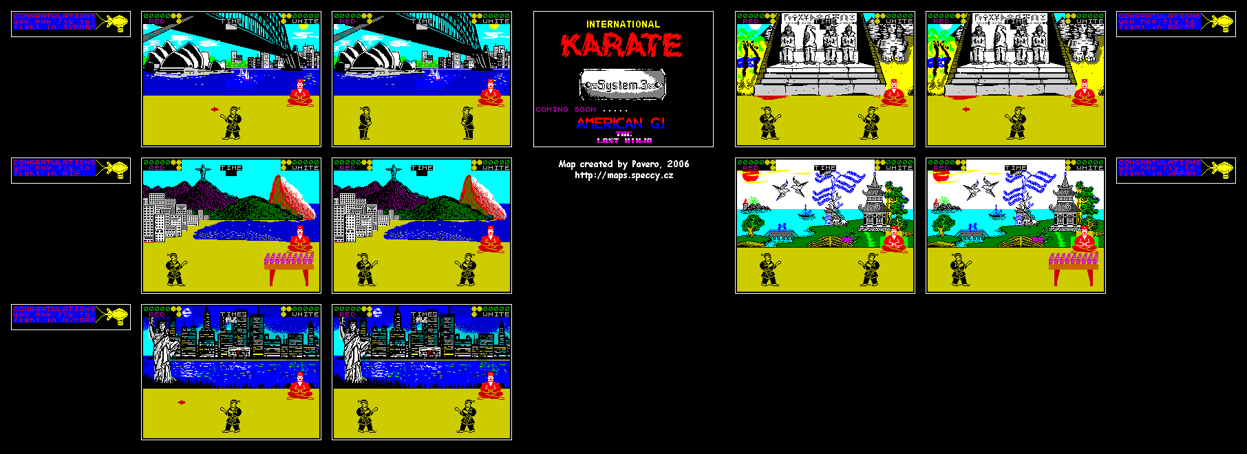 Screen from International Karate