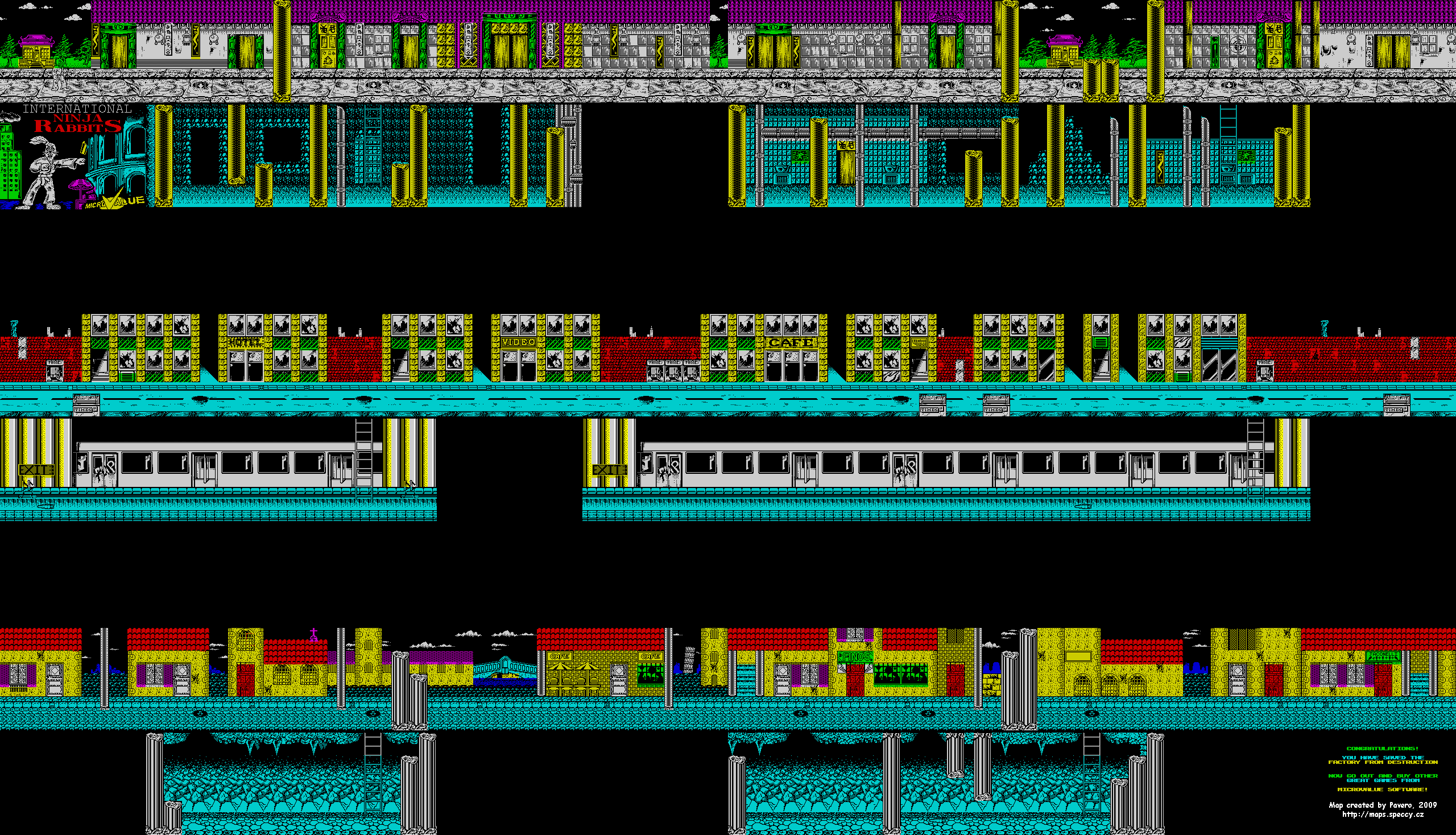 Screen from International Ninja Rabbits