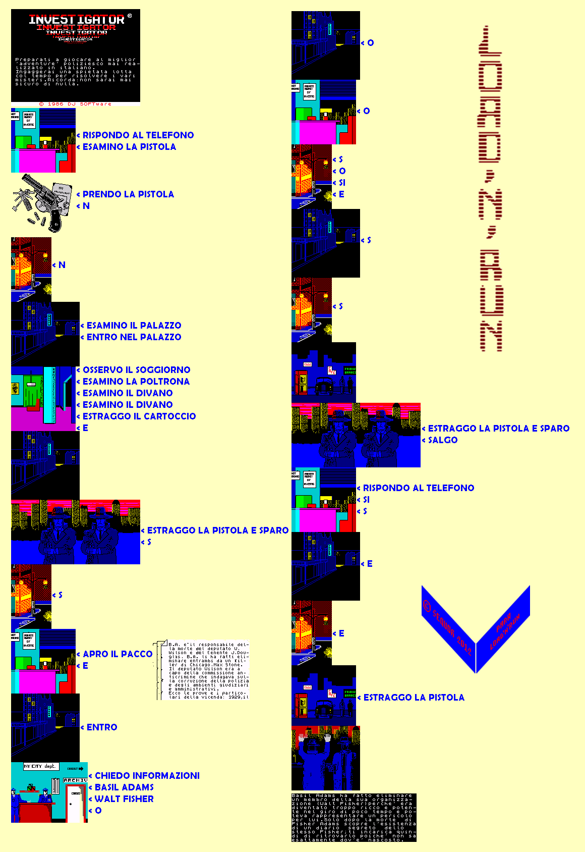 Screen from Investigator