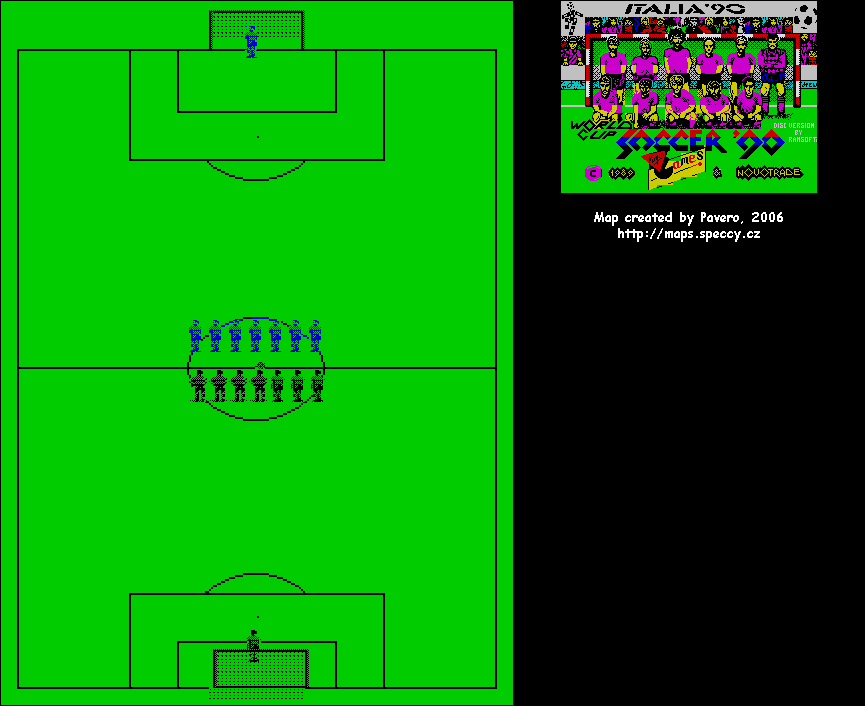 Screen from Italia '90 - World Cup Soccer