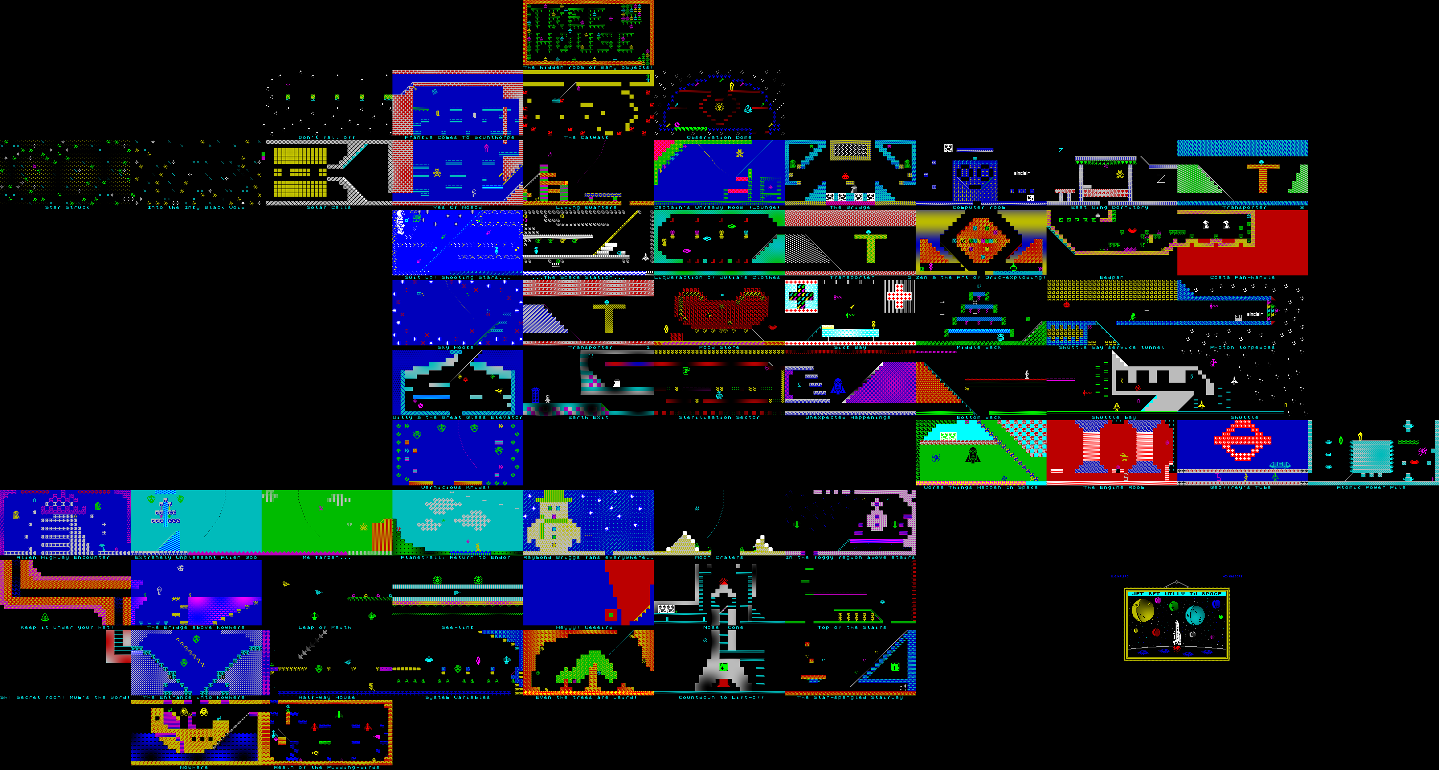 Screen from Jet-Set Willy in Space