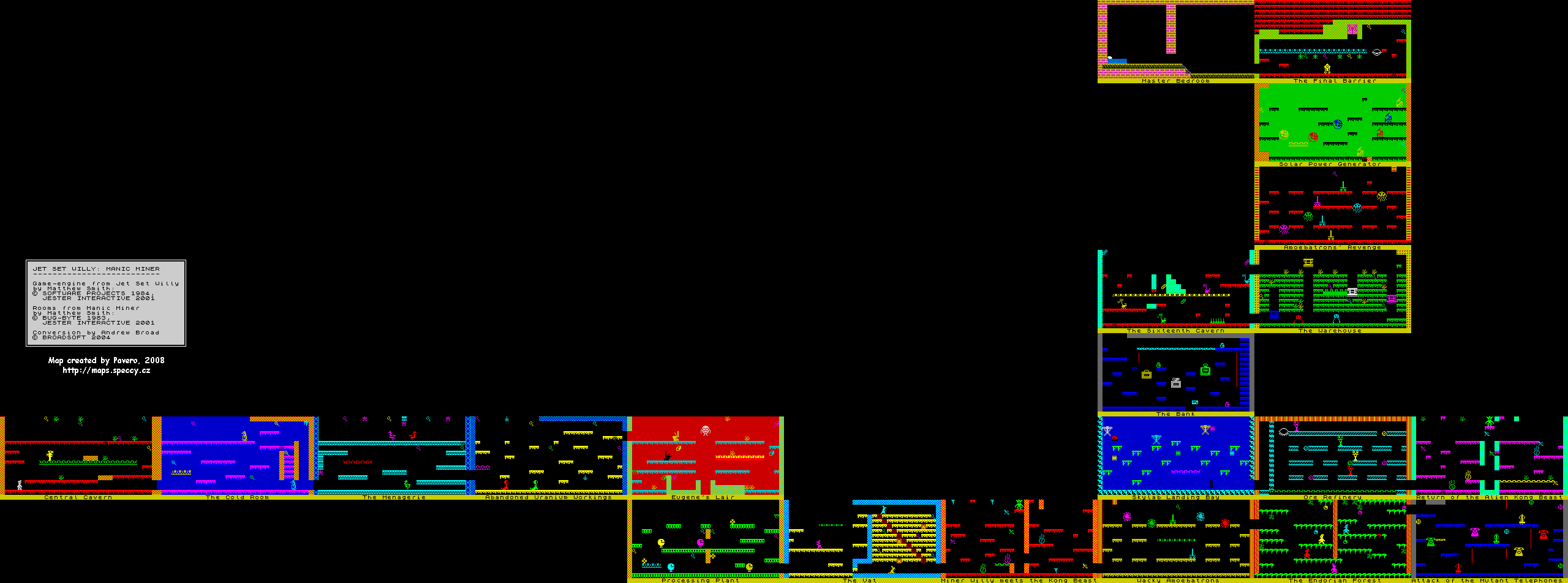 Screen from Jet Set Willy: Manic Miner