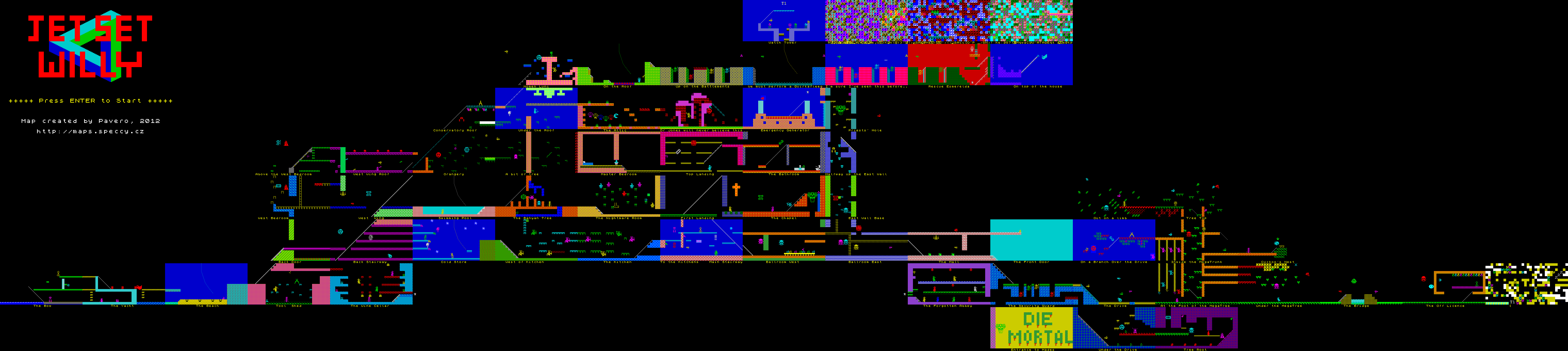 Screen from Jet Set Willy: Perpetual Motion