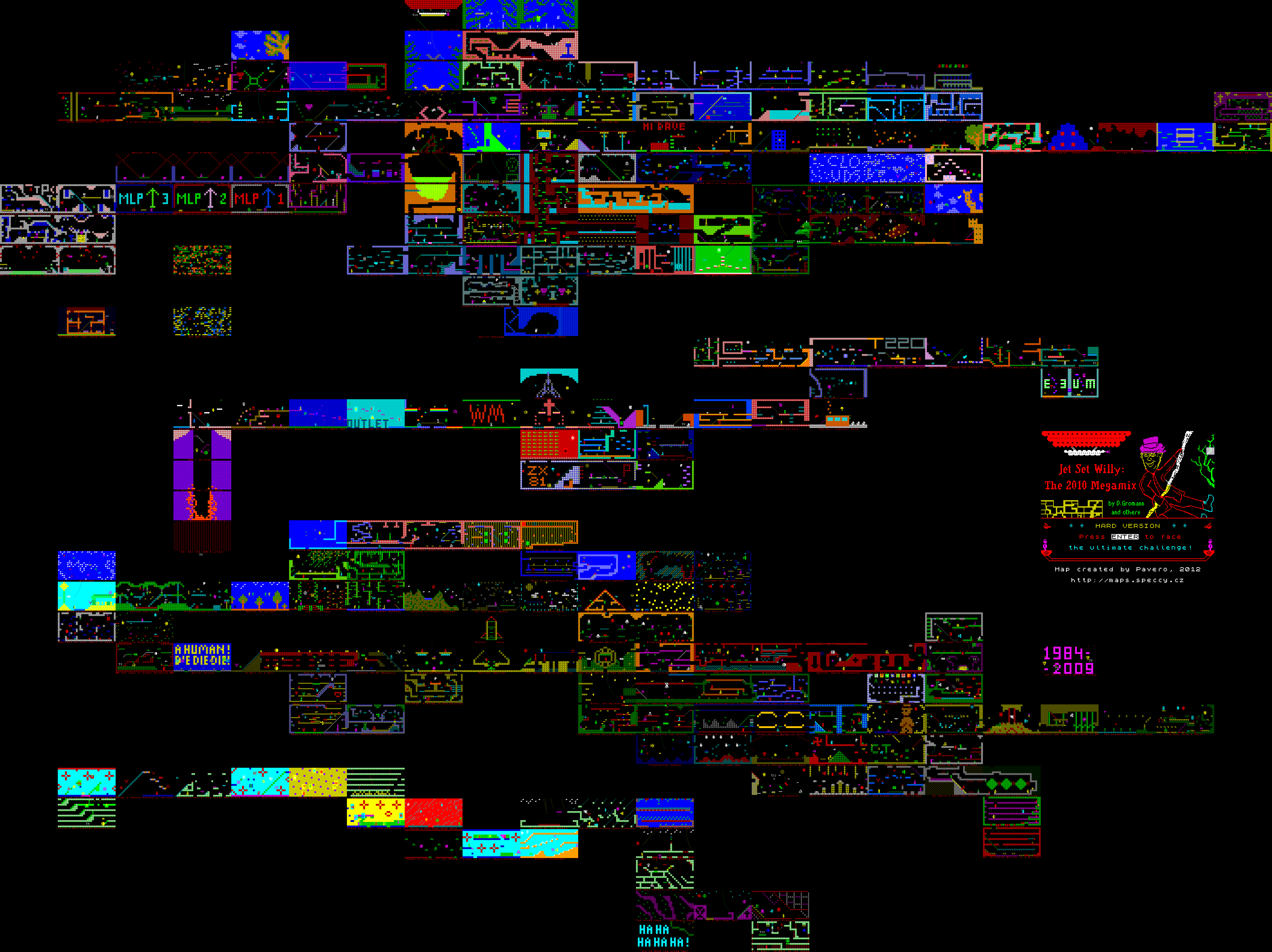 Screen from Jet Set Willy: The 2010 Megamix