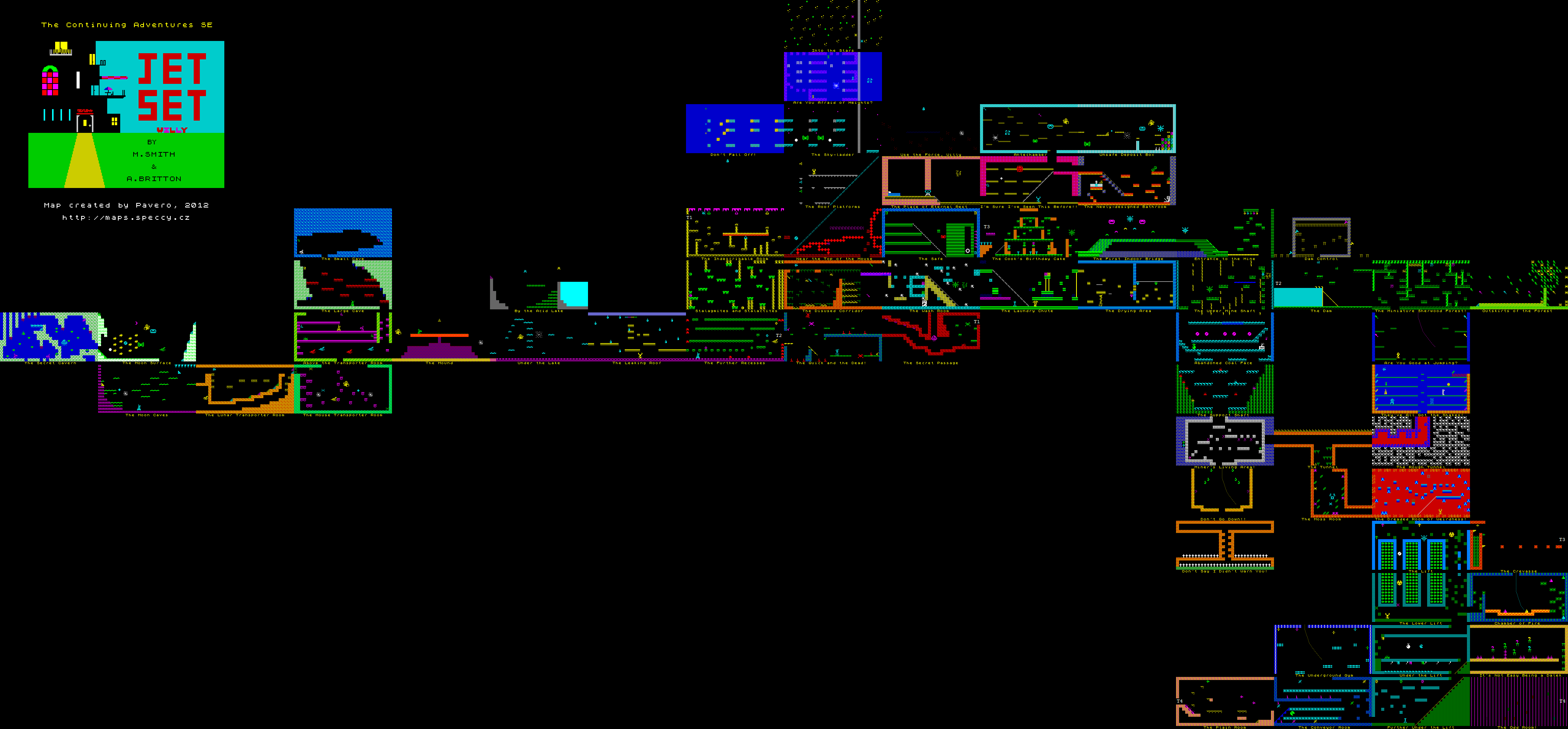 Screen from Jet Set Willy: The Continuing Adventures