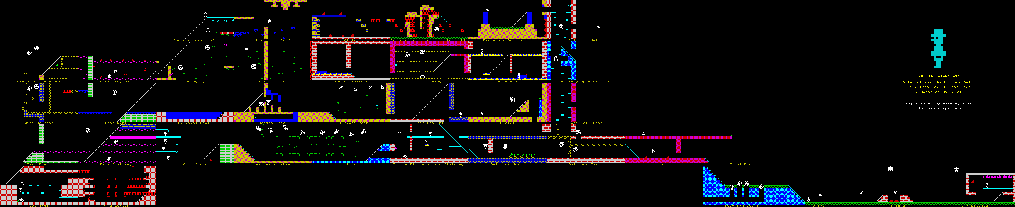 Screen from Jet Set Willy 16K