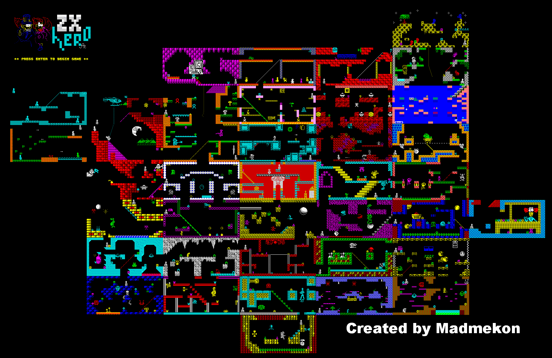Screen from Jet Set Willy 5: ZX Heroes