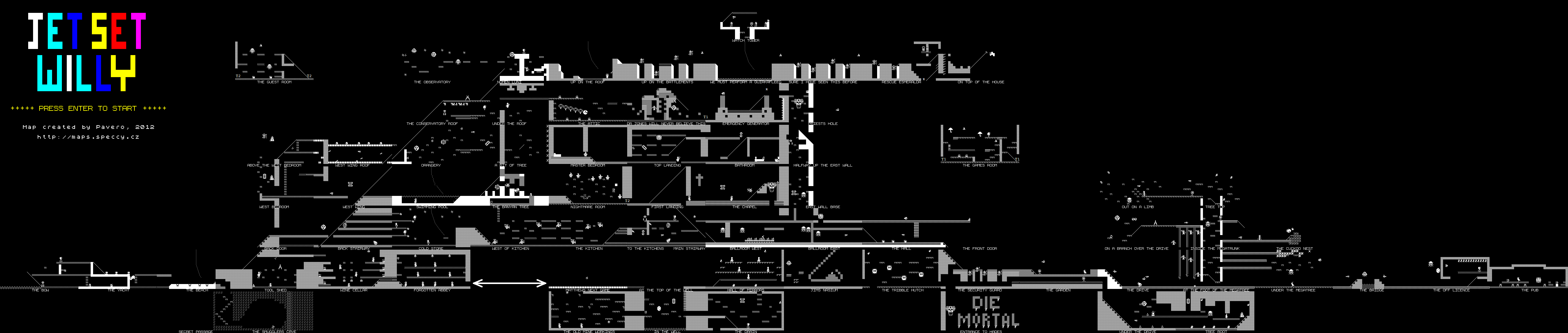Screen from Jet Set Willy 64: Dragon