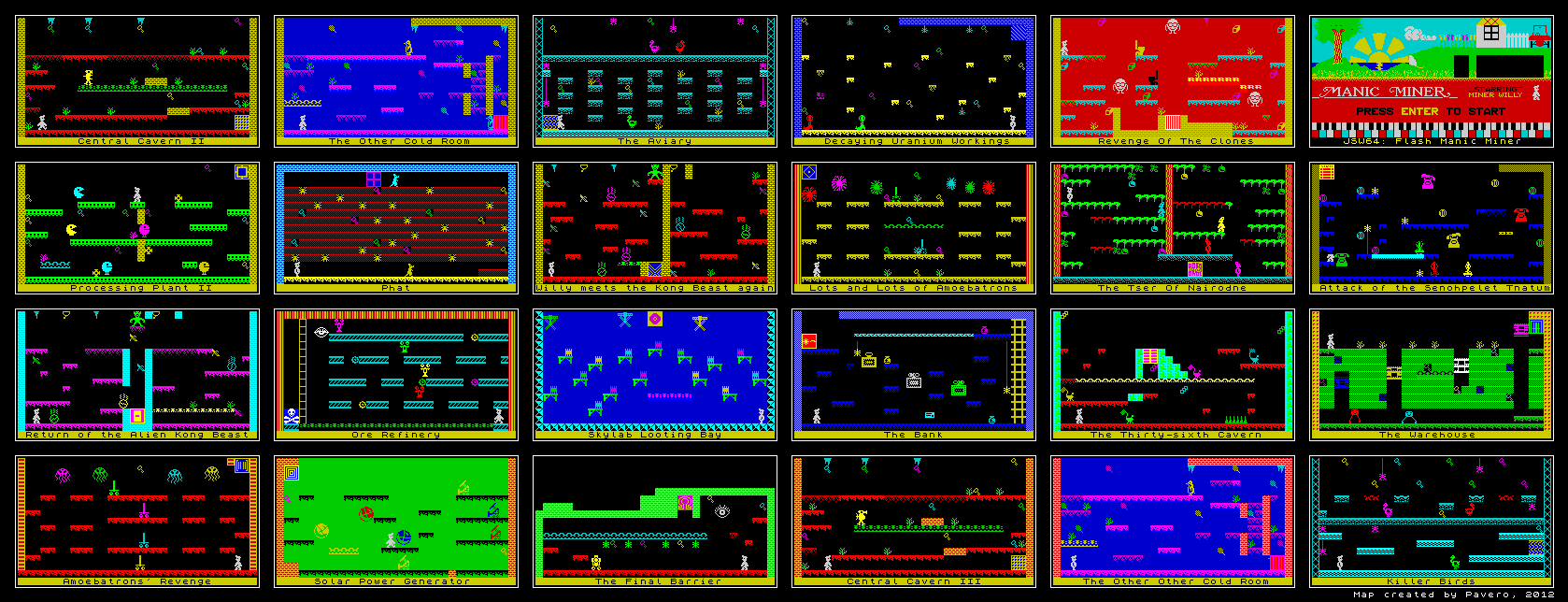 Screen from Jet Set Willy 64: Flash Manic Miner