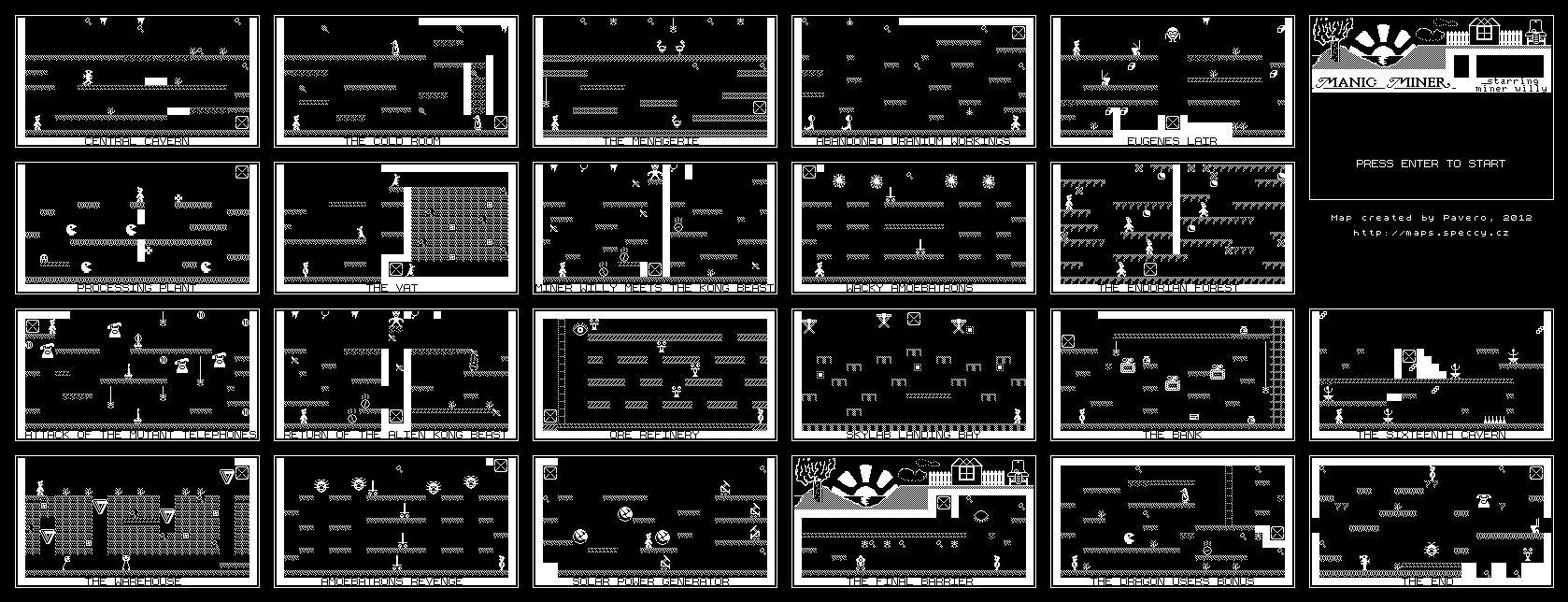 Screen from Jet Set Willy 64: Manic Miner - Dragon