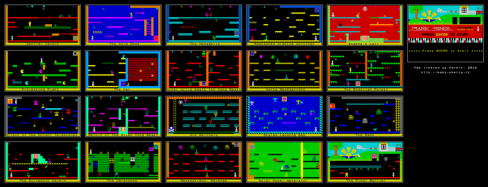 Screen from Jet Set Willy 64: Manic Miner