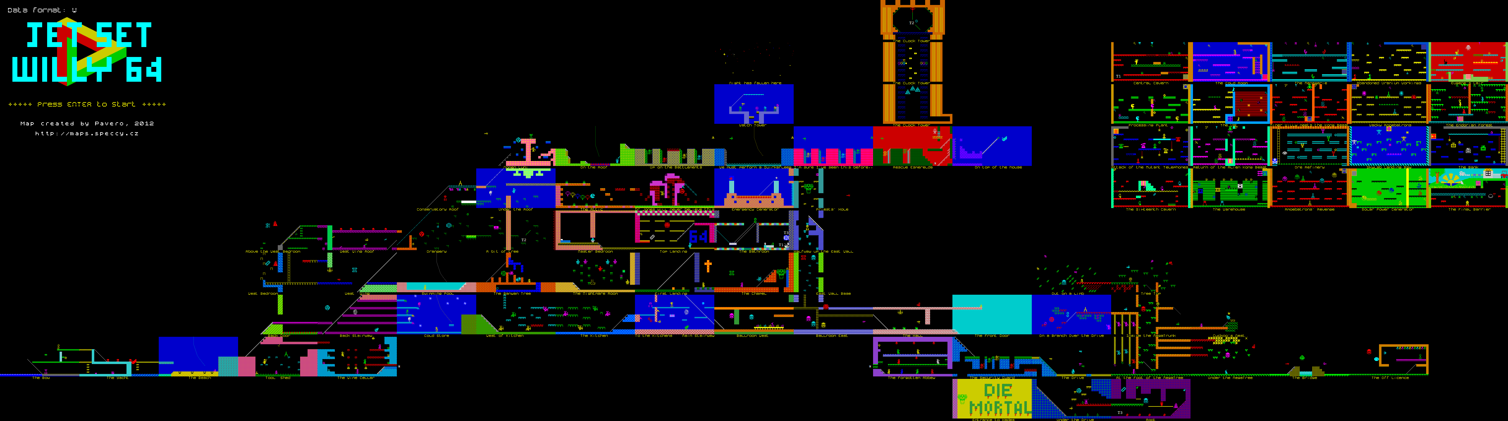 Screen from Jet Set Willy 64