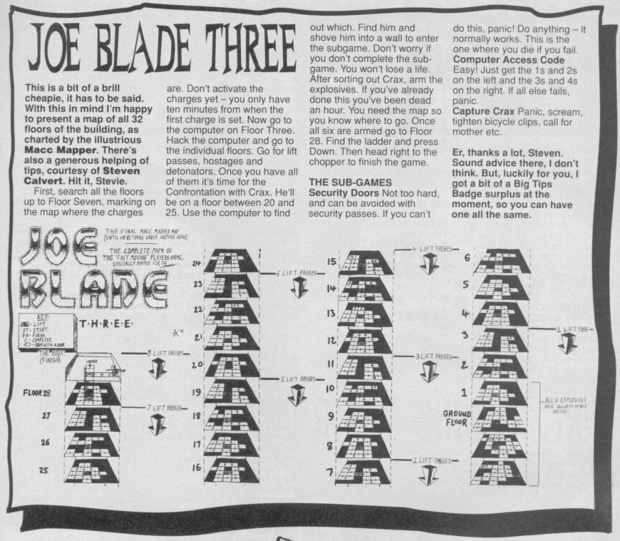 Screen from Joe Blade III