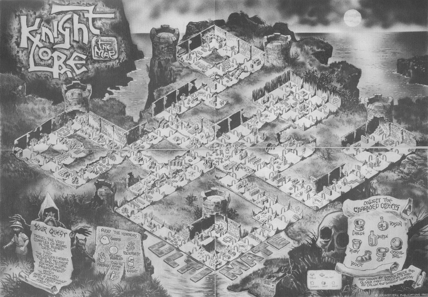 Screen from Knight Lore