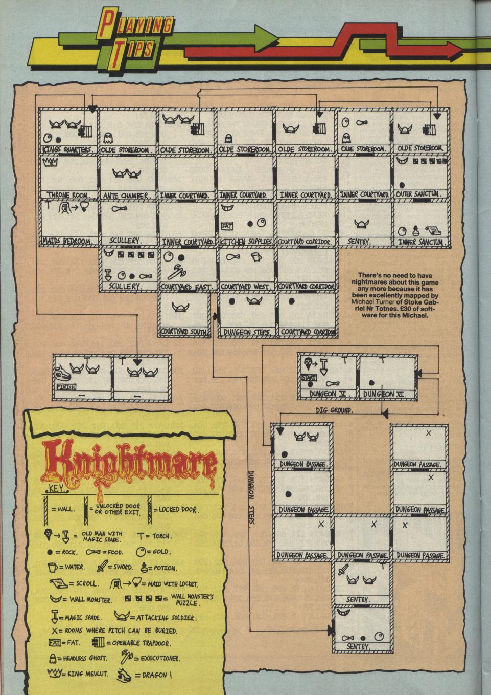Screen from Knightmare