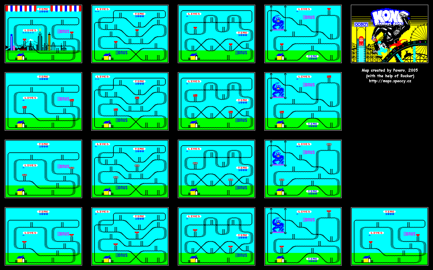 Screen from Kong Strikes Back