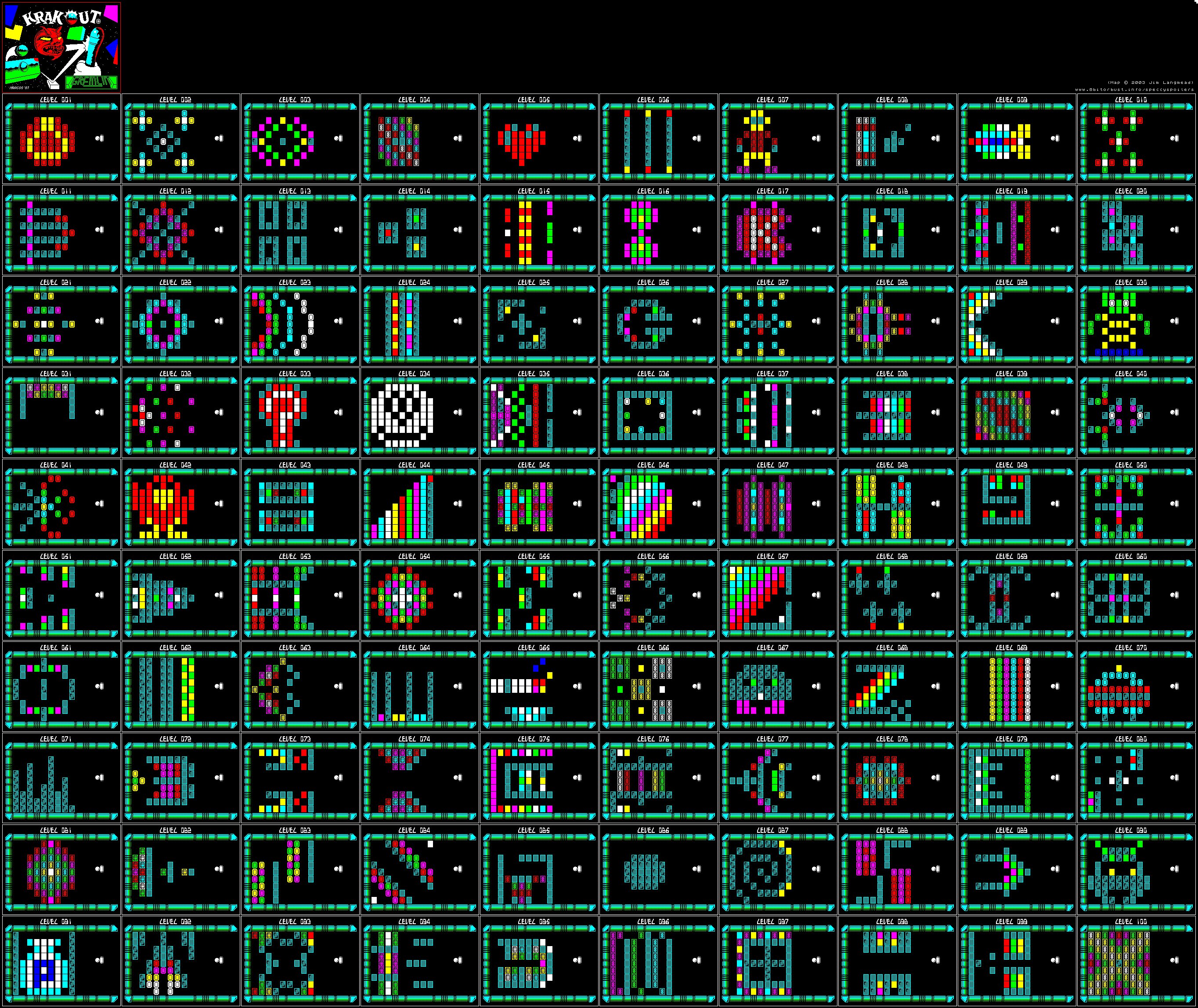 Screen from Krakout