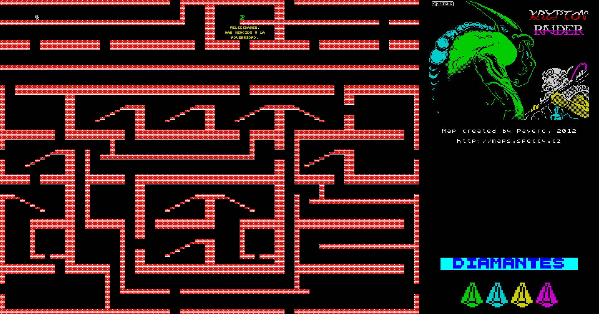 Screen from Krypton Raiders