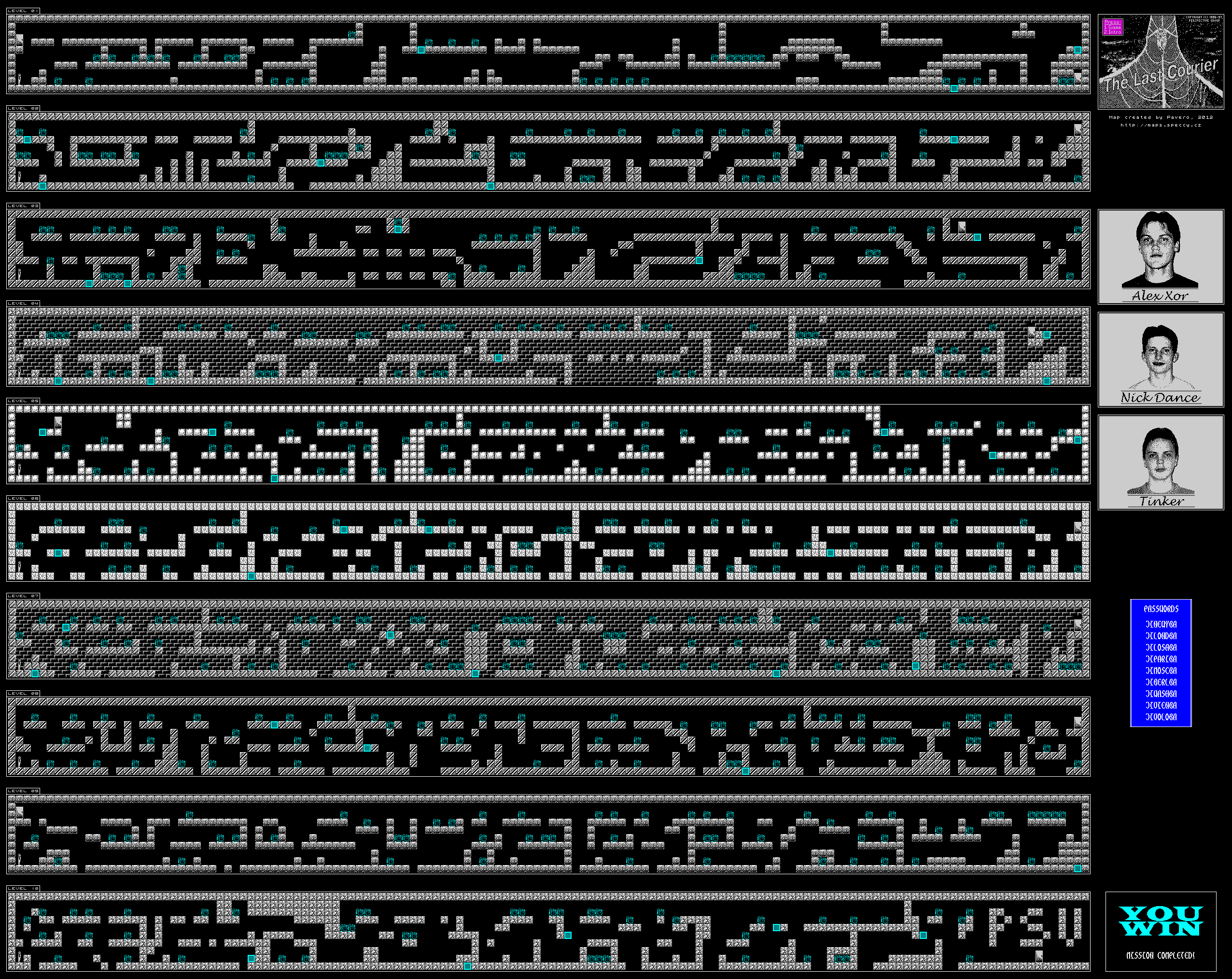 Screen from The Last Courier
